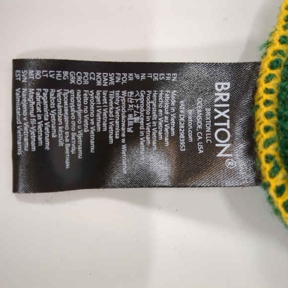 Brixton knit small green beanie - Picture 7 of 8